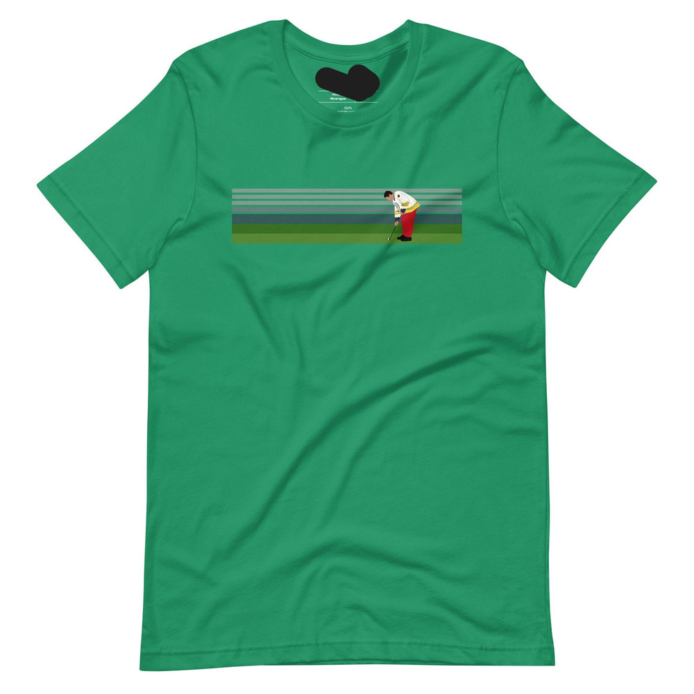 Happy Gilmore, Adam Sandler, Golf Putting Shirt Irish Green